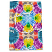 Sac Cadeau Moyen Teinture à Cravate personnalisée (Devant)