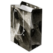 Sac Cadeau Moyen Tempête de poissons (Dos Angle)