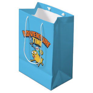 Sac Cadeau Moyen Temps d'aventure Finn Riding Jake
