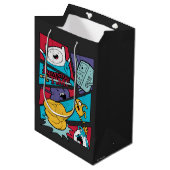 Sac Cadeau Moyen Temps d'aventure | Graphique du panneau d'action (Devant Angle)