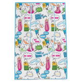 Sac Cadeau Moyen Temps d'aventure | Motif d'appel de caractères (Dos)