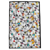 Sac Cadeau Moyen Temps d'aventure | Motif de caractères triangulair (Devant)