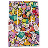 Sac Cadeau Moyen Temps d'aventure | Motif de jeu de caractères (Dos)