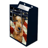 SAC CADEAU MOYEN TERRIER AIREDALE (Dos Angle)