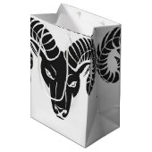 Sac Cadeau Moyen Tête de Ram (Devant Angle)