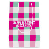 Sac Cadeau Moyen Text Template (Dos)