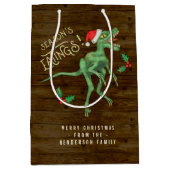 Sac Cadeau Moyen Texte drôle de coutume de dinosaure de (Devant)