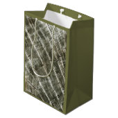 Sac Cadeau Moyen Texture Bois (Dos Angle)