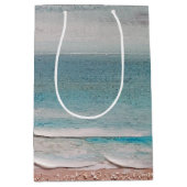 Sac Cadeau Moyen Texture de sable (Devant)