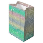 Sac Cadeau Moyen Texture Licorne Pailletée (Dos Angle)