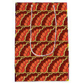 Sac Cadeau Moyen Thanksgiving Turquie mignonne (Dos)