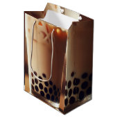 Sac Cadeau Moyen Thé De Bulle En Verre (Devant Angle)