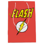 Sac Cadeau Moyen The Flash Name & Lightning Bolt Logo (Devant)
