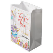 Sac Cadeau Moyen Thé pour deux, anniversaire de thé (Dos Angle)