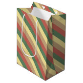 Sac Cadeau Moyen Thé Vert (Devant Angle)