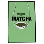 Sac Cadeau Moyen Thé vert Matcha (Devant)