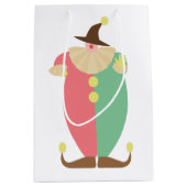 Sac Cadeau Moyen Thème de cirque clown rétro (Devant)