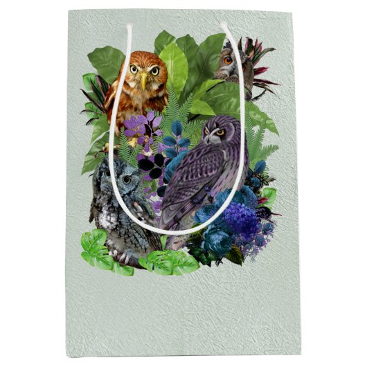 Sac Cadeau Moyen Thème de fête nocturne (Devant)