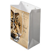 Sac Cadeau Moyen Thème mariage d'inspiration nature (Devant Angle)