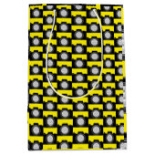 Sac Cadeau Moyen Thème photo de la caméra Jaune (Devant)