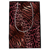 Sac Cadeau Moyen Tigre léopard tendance (Devant)