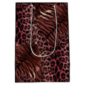 Sac Cadeau Moyen Tigre léopard tendance (Dos)