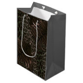 Sac Cadeau Moyen Tigre léopard tendance (Devant Angle)