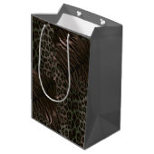 Sac Cadeau Moyen Tigre léopard tendance (Dos Angle)