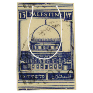 Sac Cadeau Moyen timbre antique palestinien 1920_ folklor palestine