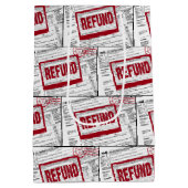 Sac Cadeau Moyen Timbre de remboursement sur le formulaire 1040 IRS (Dos)