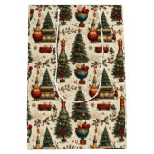 Sac Cadeau Moyen Timeless Christmas Vibes (Dos)