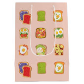Sac Cadeau Moyen Toast Brunch (Dos)