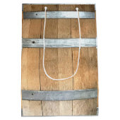 Sac Cadeau Moyen Tonneau de Vin (Dos)