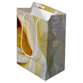 Sac Cadeau Moyen tons blanc à jaune (Devant Angle)