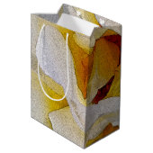 Sac Cadeau Moyen tons blanc à jaune (Dos Angle)