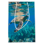 Sac Cadeau Moyen Tortue de mer (Devant)