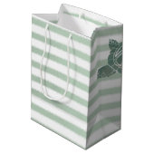 Sac Cadeau Moyen Tortue de mer d'aquarelle (Dos Angle)