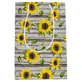 Sac Cadeau Moyen Tournesol (Devant)