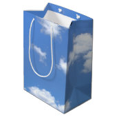 Sac Cadeau Moyen Tournesol d'anniversaire avec lunettes de soleil r (Dos Angle)