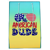 Sac Cadeau Moyen Tous les américains Dude-32286 (Dos)