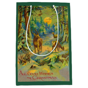 Sac Cadeau Moyen Tous les voeux pour Noël