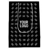 Sac Cadeau Moyen Toute image, conception ou logo téléchargé | Motif (Dos)