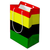 Sac Cadeau Moyen Traces Afrocentriques (Dos Angle)