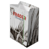 Sac Cadeau Moyen Trader Mindset – Discipline, Focus, Trading Psycho (Dos Angle)
