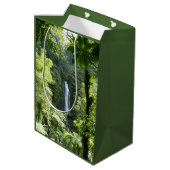 Sac Cadeau Moyen Trafalgar Falls Tropical Rainforest Photographie (Dos Angle)
