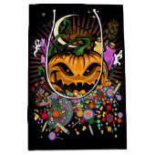 Sac Cadeau Moyen Traitements d'Halloween (Devant)