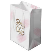 Sac Cadeau Moyen Traiteur Licorne Fantaisiste Nourriture (Dos Angle)