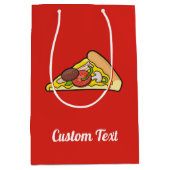 Sac cadeau moyen tranche de pizza (Devant)