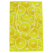 Sac Cadeau Moyen Tranches de citron (Devant)