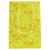 Sac Cadeau Moyen Tranches de citron (Dos)